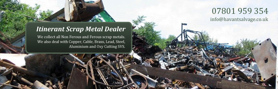 Havant Salvage Itinerant Scrap Metal Dealer